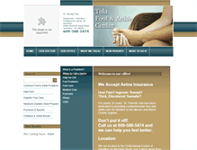Tablet Screenshot of hamiltonpodiatrist.com